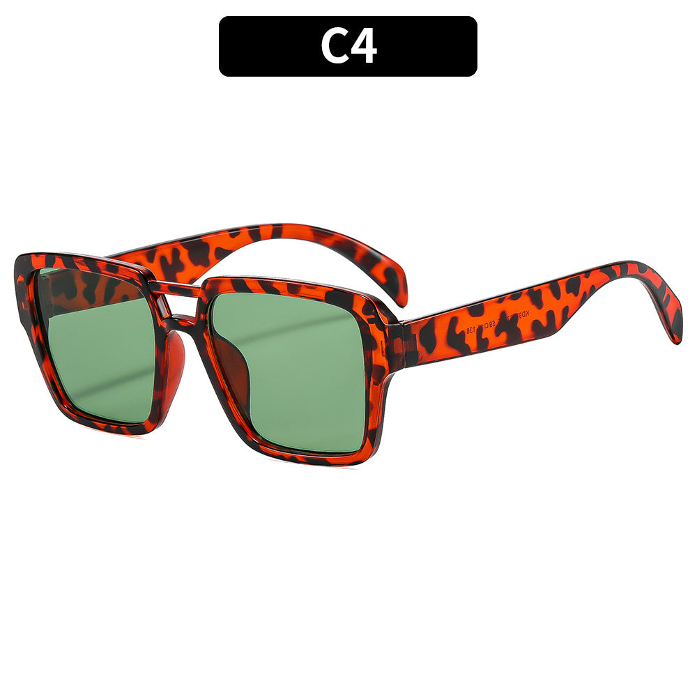 Chic Design Stylische Quadratische Rahmen Sonnenbrille