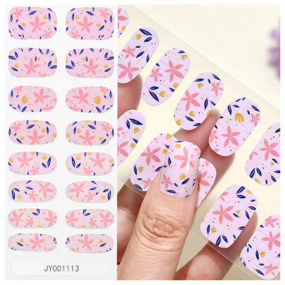 Blumendesign-Nagelwraps
