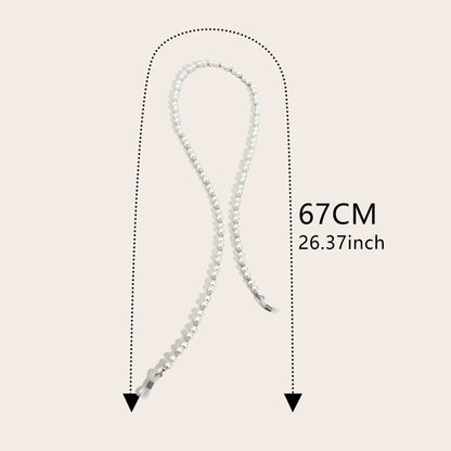 Metall Perlen Brille Kette Brehn