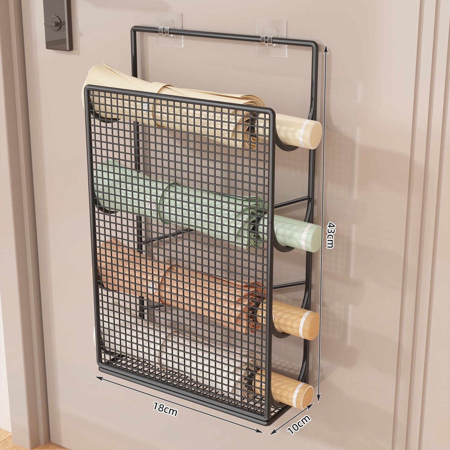 Wandmontierter Rollenpapier-Organizer Brehn