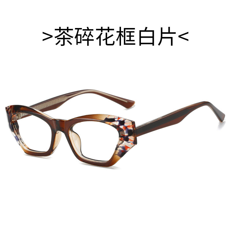 Damen Cat-Eye Sonnenbrille mit modernen transparenten Akzenten Brehn