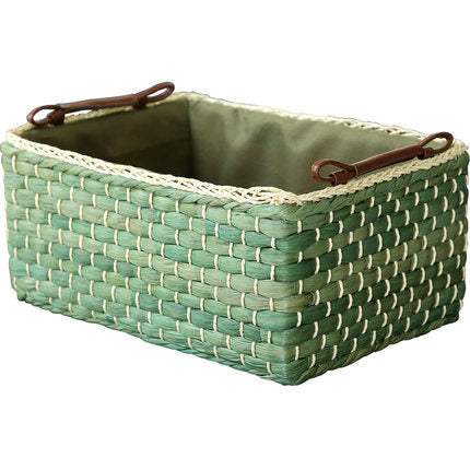 Handgefertigter Organizer-Korb mit Zwei Griffen Brehn