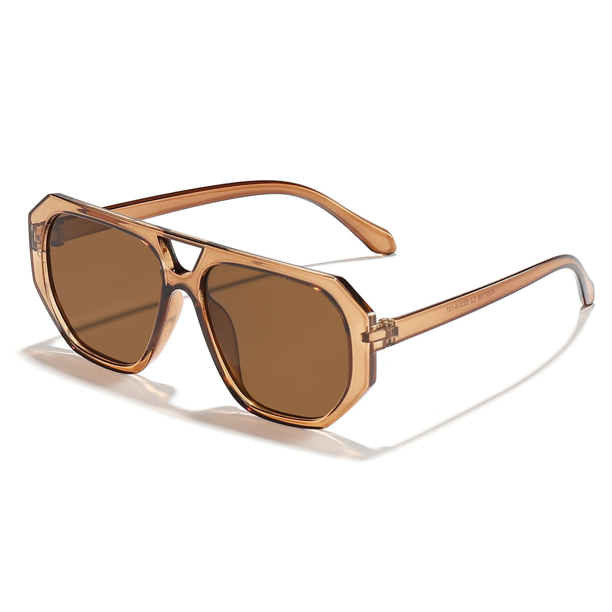 Damen moderne Sonnenbrille im auffälligen Oktagon-Design Brehn