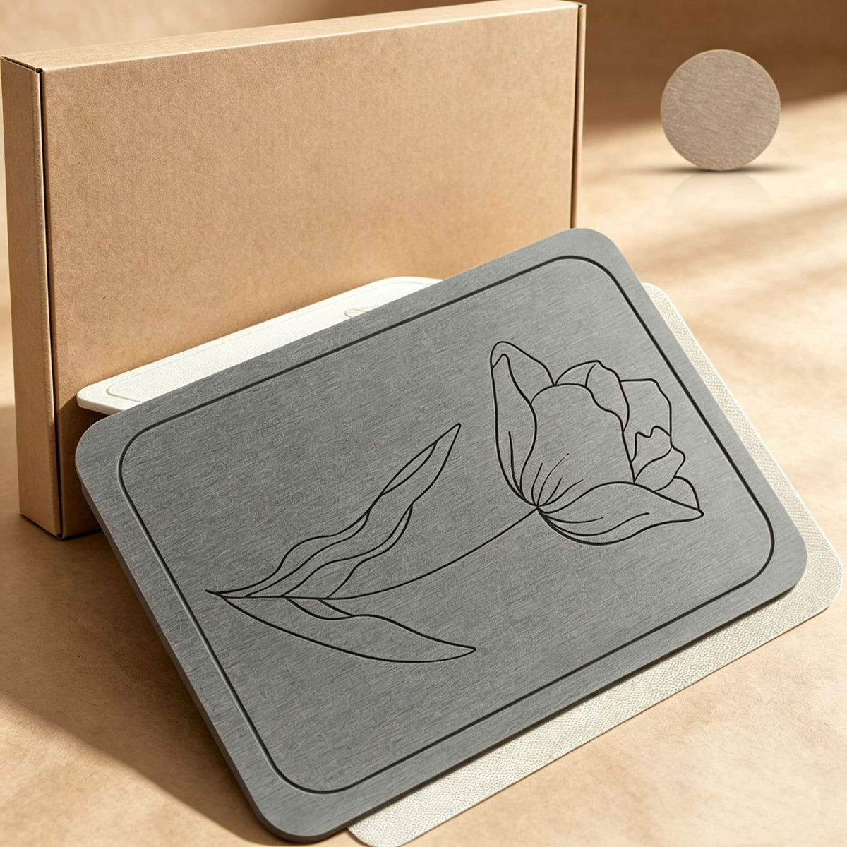 Ergonomische Geschirrabtropfmatte