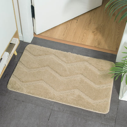 Chevron-Muster-Badmatte