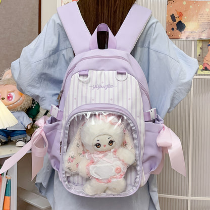 Transparenter Fenster-Multi-Compartment-Rucksack Brehn
