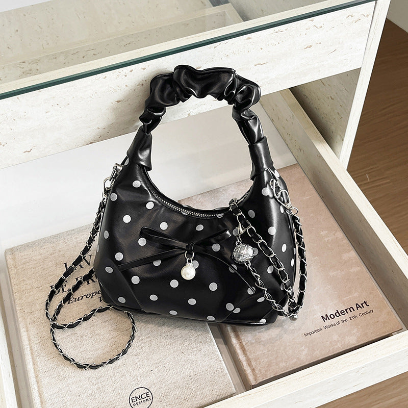 WoChic Punktmuster Handtasche Brehn