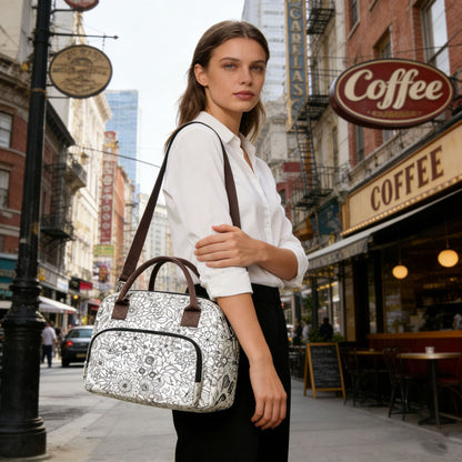 Stylische Leopardenmuster-Handtasche