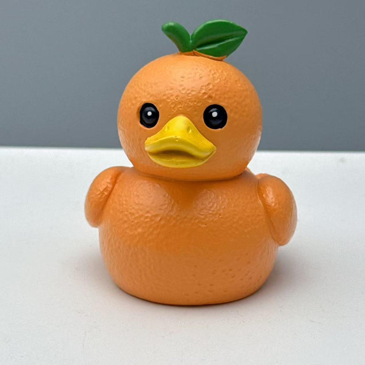 Lustige Gummi-Ente mit Gemüse-Motiv Brehn