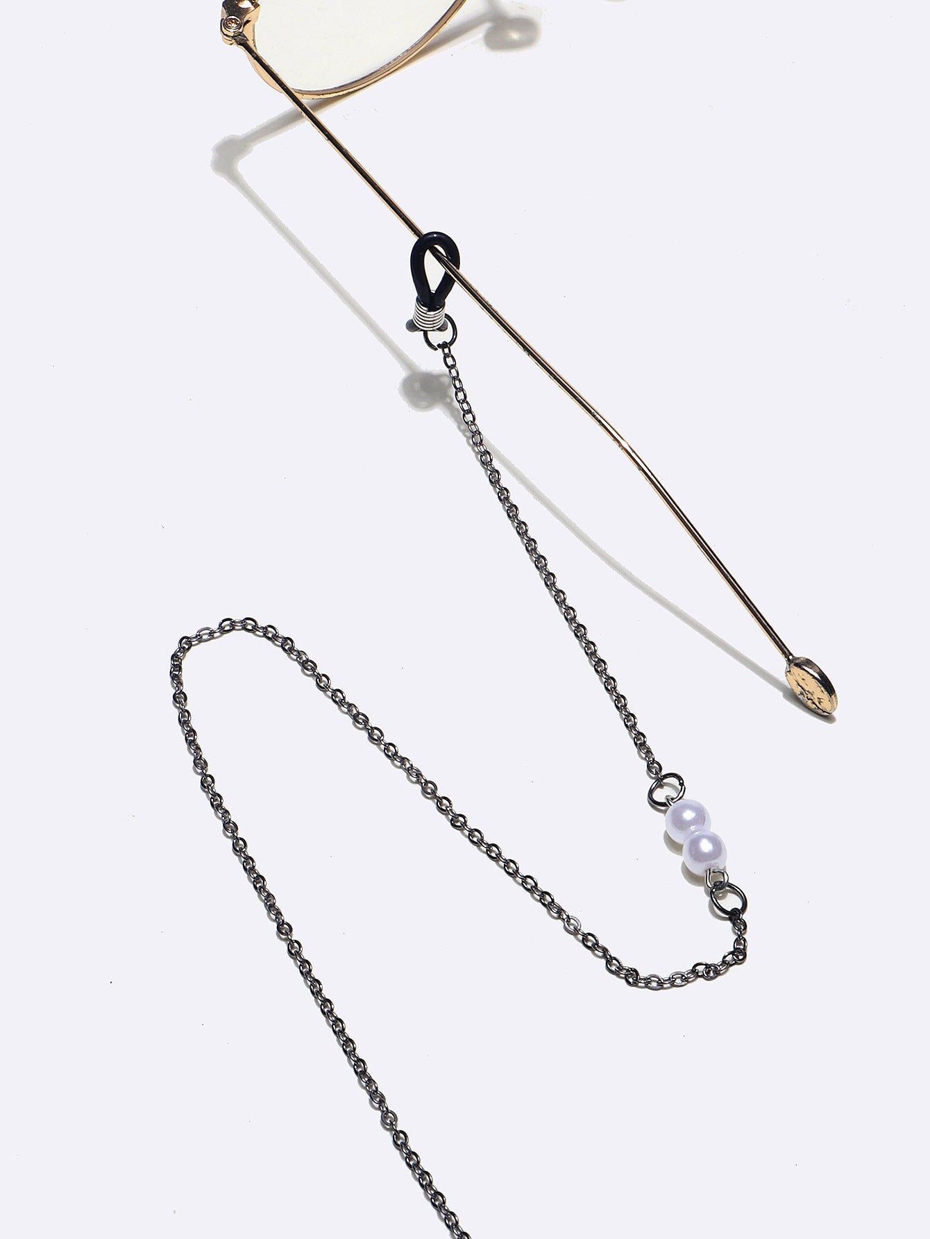 Elegante Metall-Brillen-Halskette Brehn