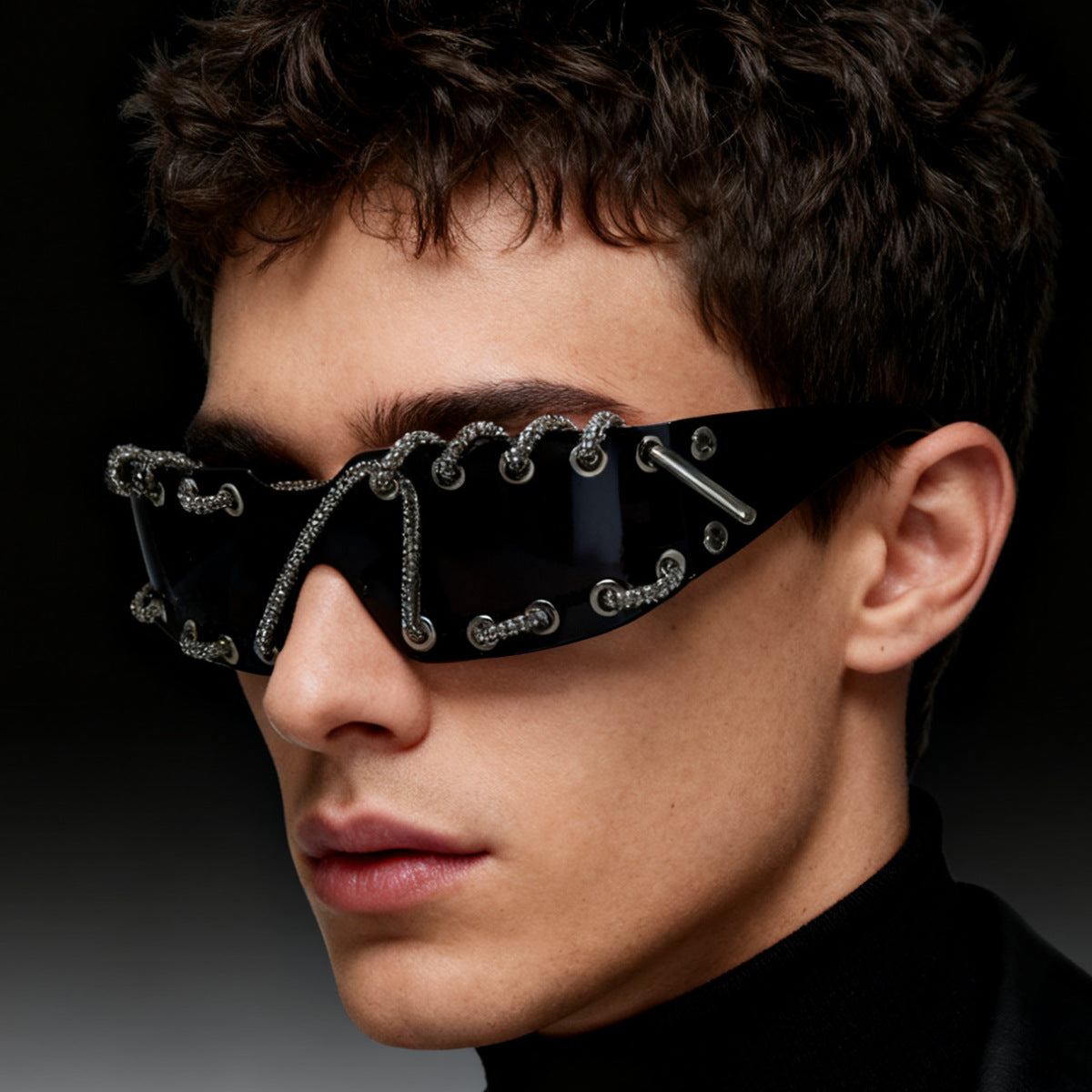 Damen Sonnenbrille mit einzigartigem Schnürdesign Brehn