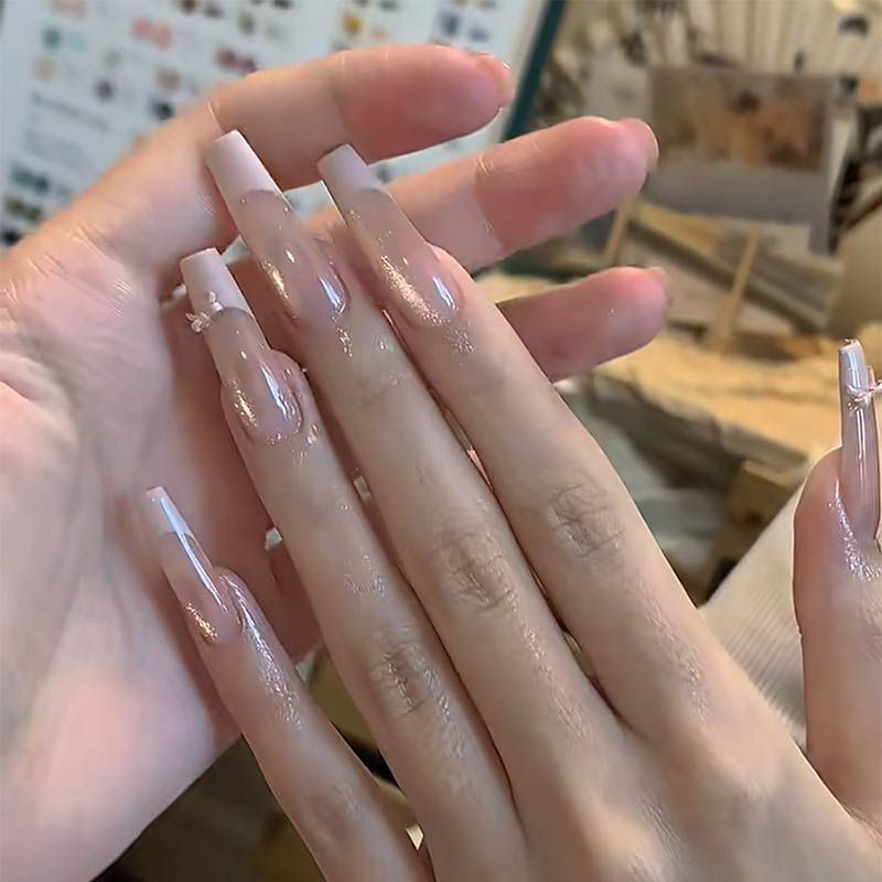 Maßgeschneiderte Länge Acryl-Nagelerweiterungen