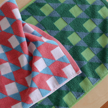 Weiches Jacquard-Gästetuch mit Kirschmuster Brehn