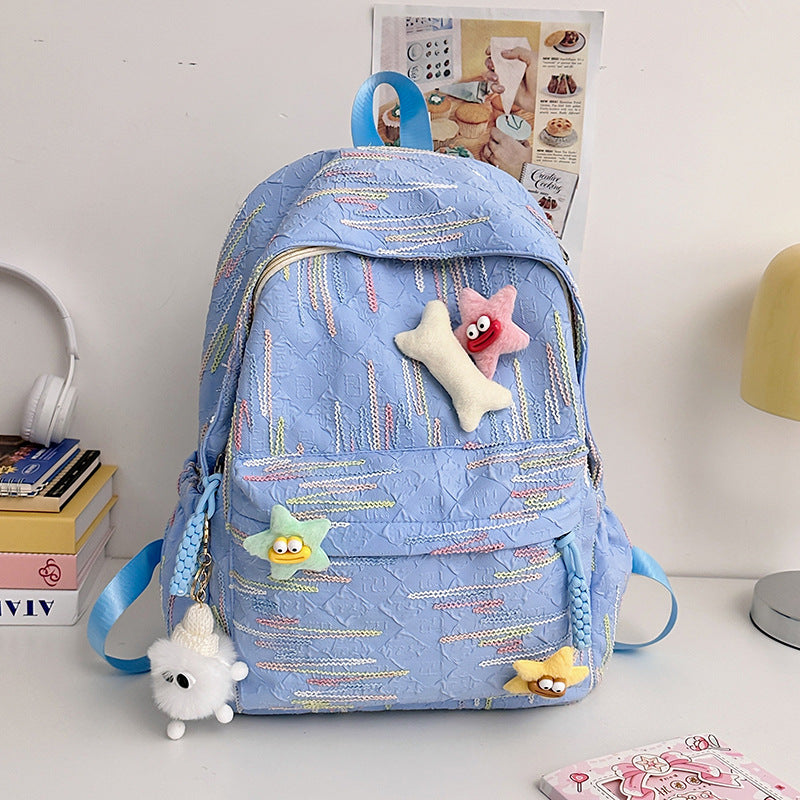 Abstrakt gemusterter Rucksack Brehn