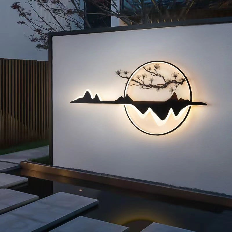 Zeitgenössische Künstlerische Wandlampe