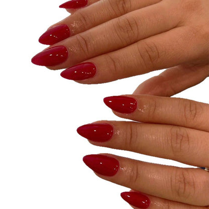 Premium Glänzende Mandel-förmige Nagelkunst Verlängerungen Brehn