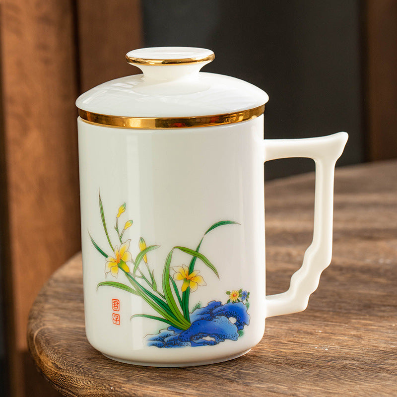 Künstlerische dekorative Teetasse