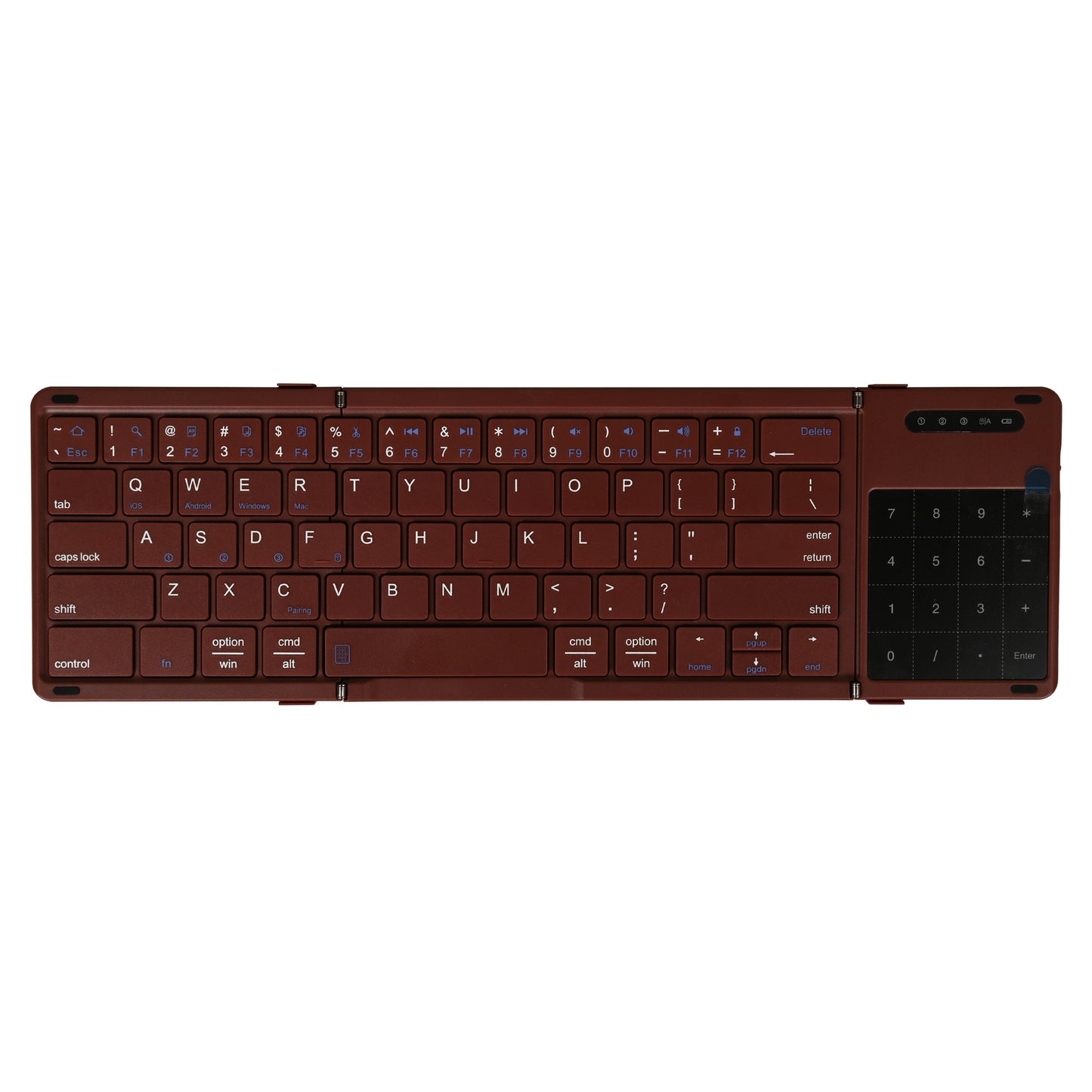Tragbare faltbare Tastatur mit Touchpad Brehn