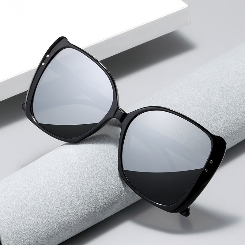 Damen oversized Sonnenbrille mit braunem Farbverlauf Brehn
