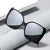 Damen oversized Sonnenbrille mit braunem Farbverlauf Brehn