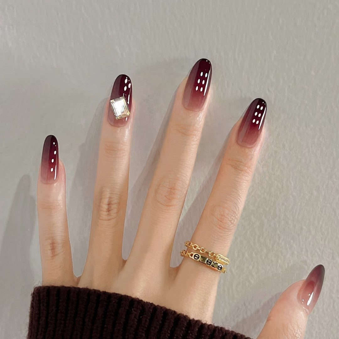 Künstlerische Ombre Nagelkunst