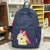 Cartoon-Charakter bestickter Rucksack