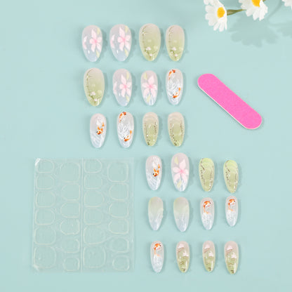 Kunstnägel mit floralen Motiven Brehn