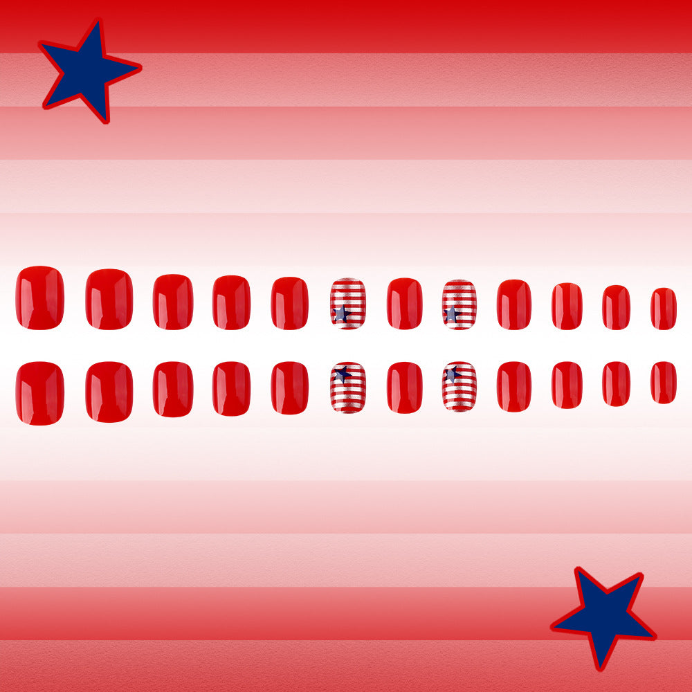Patriotisches Nagelkunst Set Brehn