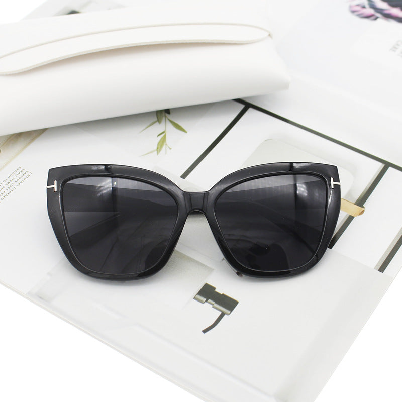 Damen Cat-Eye Sonnenbrille mit eleganten Akzenten Brehn
