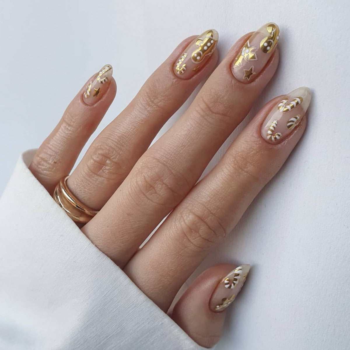 Gold Foil Dekorative Nagelkunst