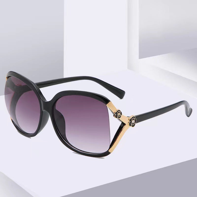 Elegante Übergroße Schmetterlingssonnenbrille Brehn