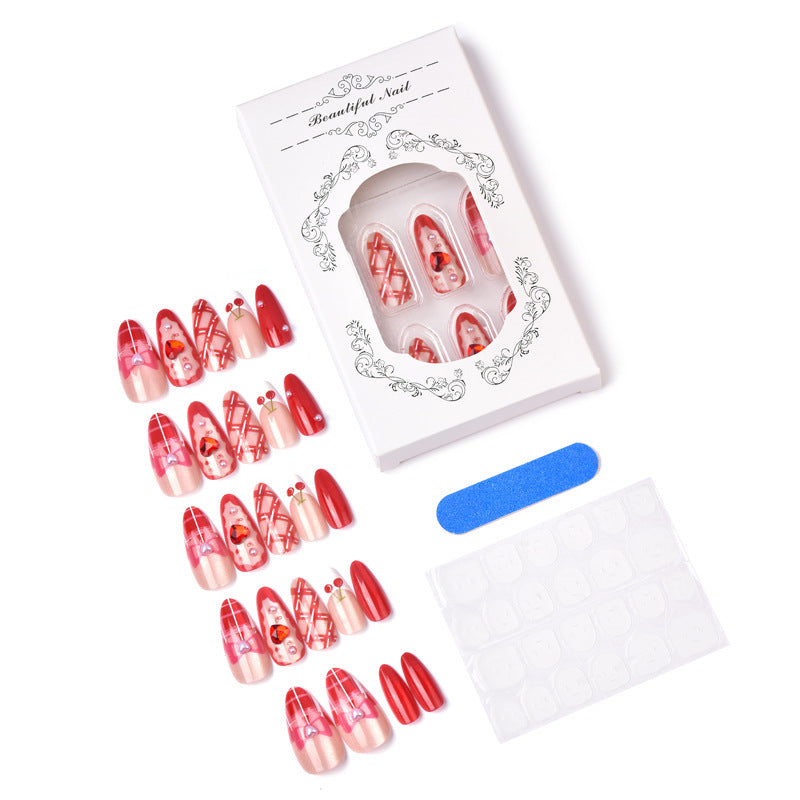 Verspieltes Kunstnägel-Set Brehn