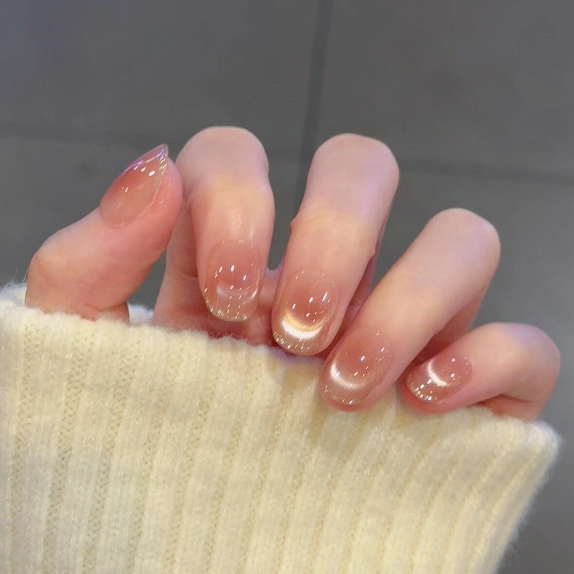 Kunstnägel mit Elegantem Glitzerfranz Brehn