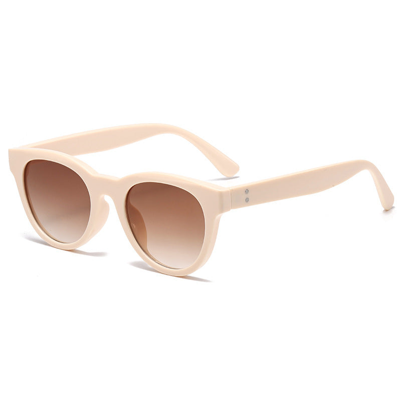 Damen Modische Oversized-Sonnenbrille im eleganten, geschwungenen Design Brehn