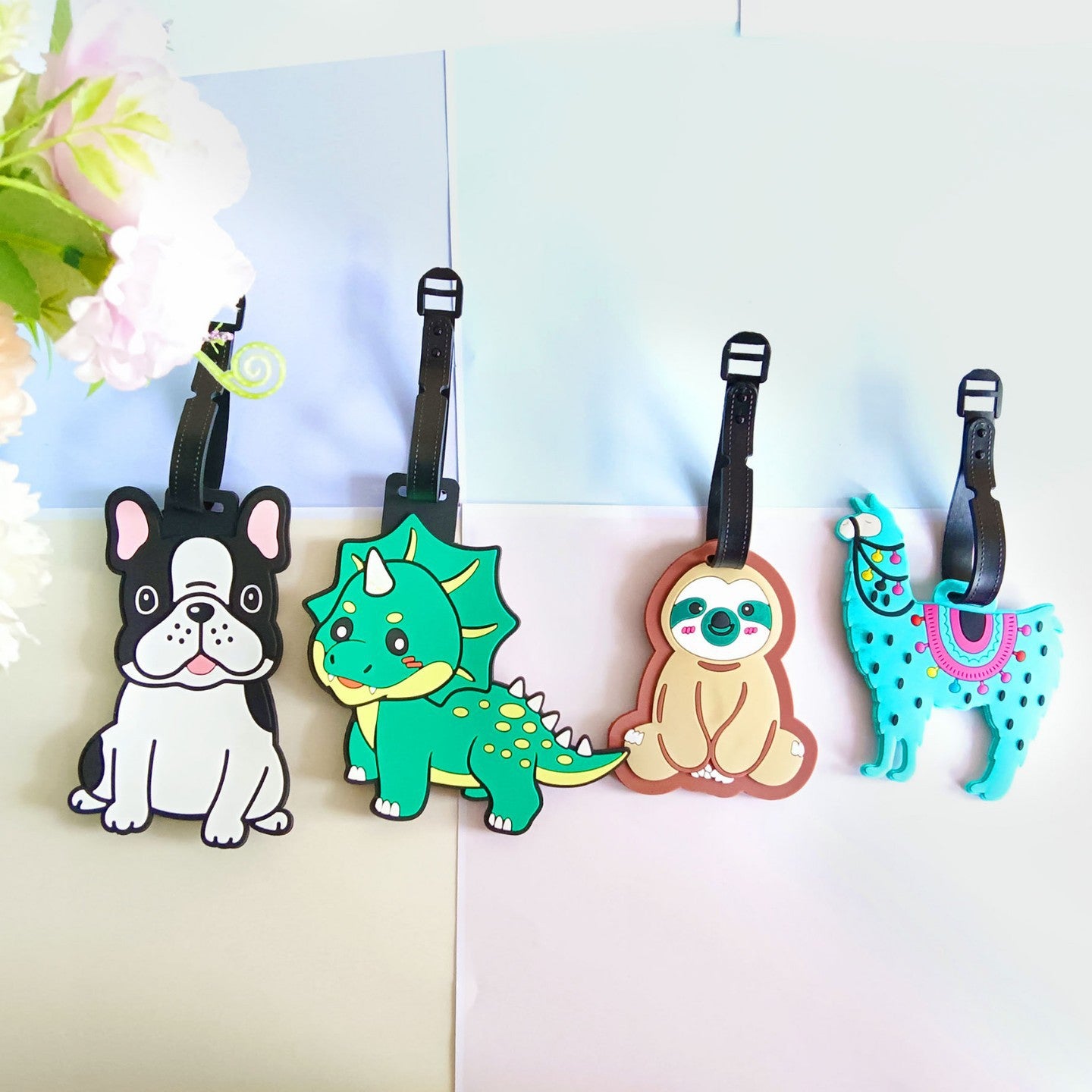 Unisex Süßer Französischer Bulldoggen Gepäckanhänger Brehn