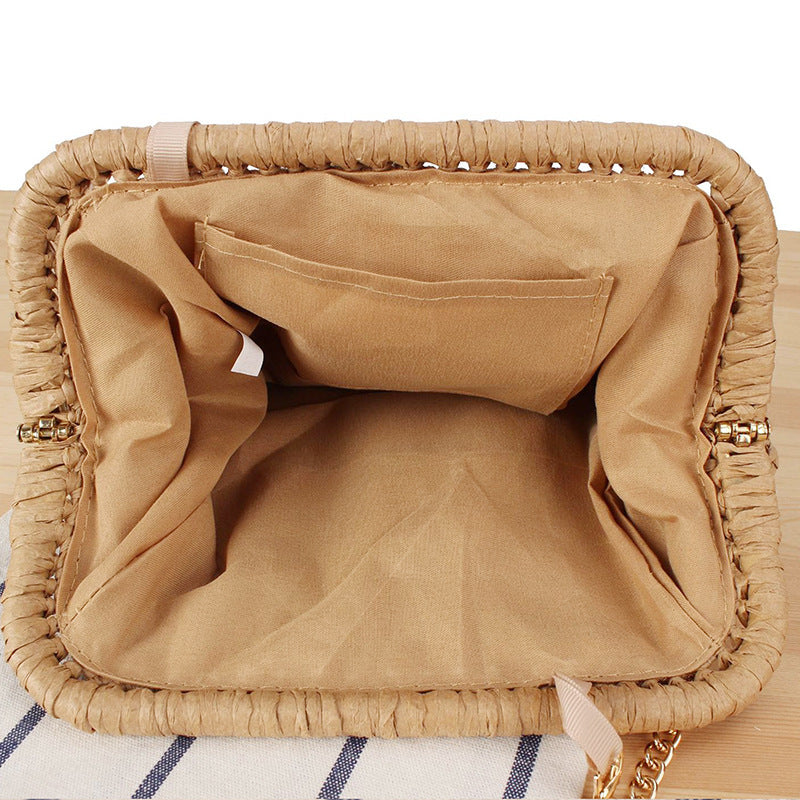Handtasche Im Eleganten Makramee-Stil Brehn