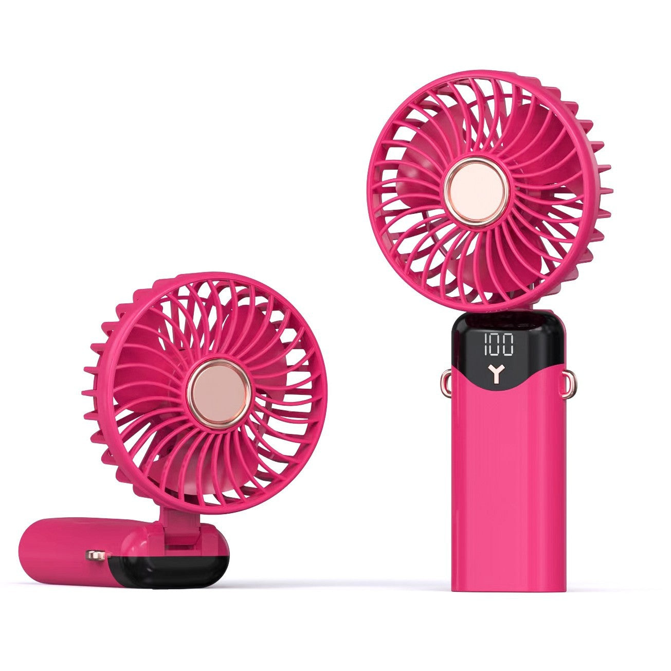 Tragbarer Mini Handventilator mit Digitalanzeige Brehn