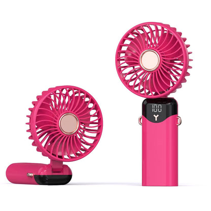 Tragbarer Mini Handventilator mit Digitalanzeige Brehn