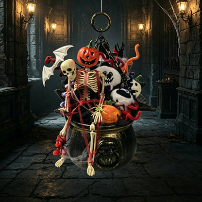 Halloween-Themen Dekorative Kessel Figur Brehn
