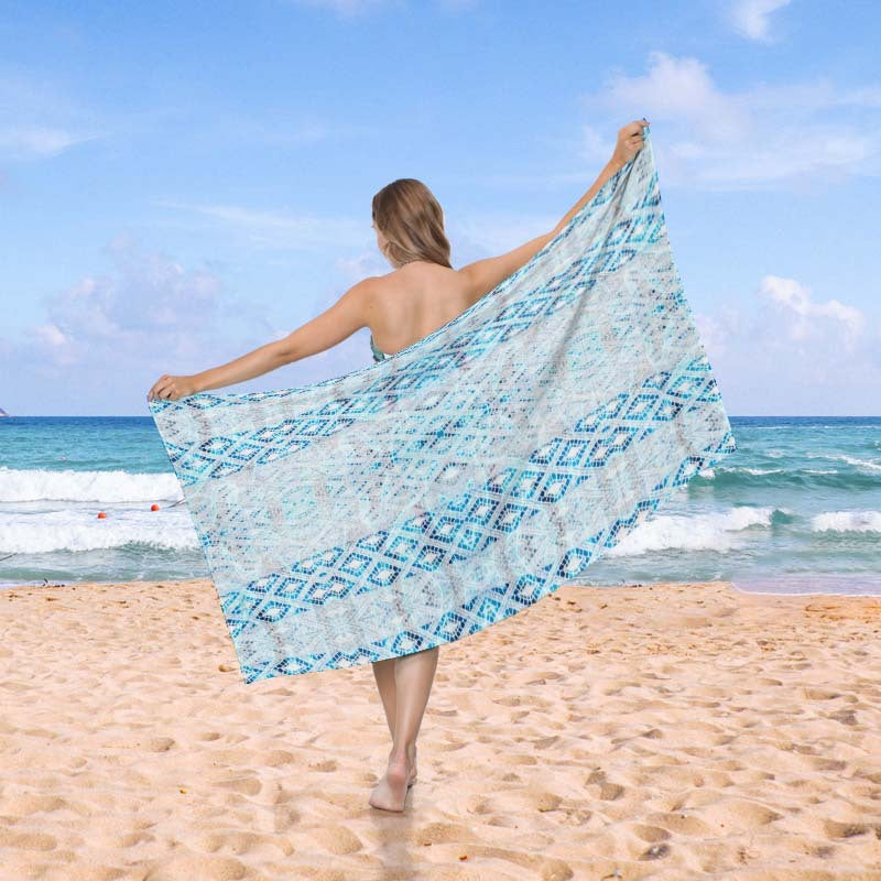 Stranddecke im exklusiven Mosaikdesign Brehn