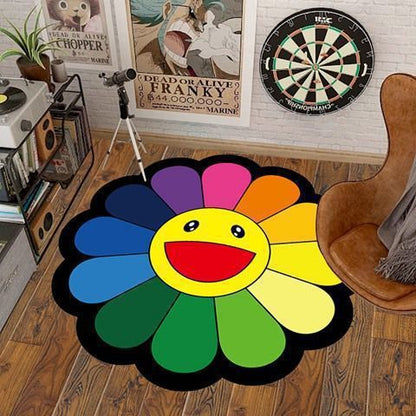 Künstlerischer blumenförmiger Teppich Brehn