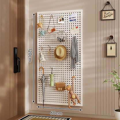 Wandanag perforiertes Lochboard-Organizer-Panel Großes Quadrat mit modularen Haken und Zubehör