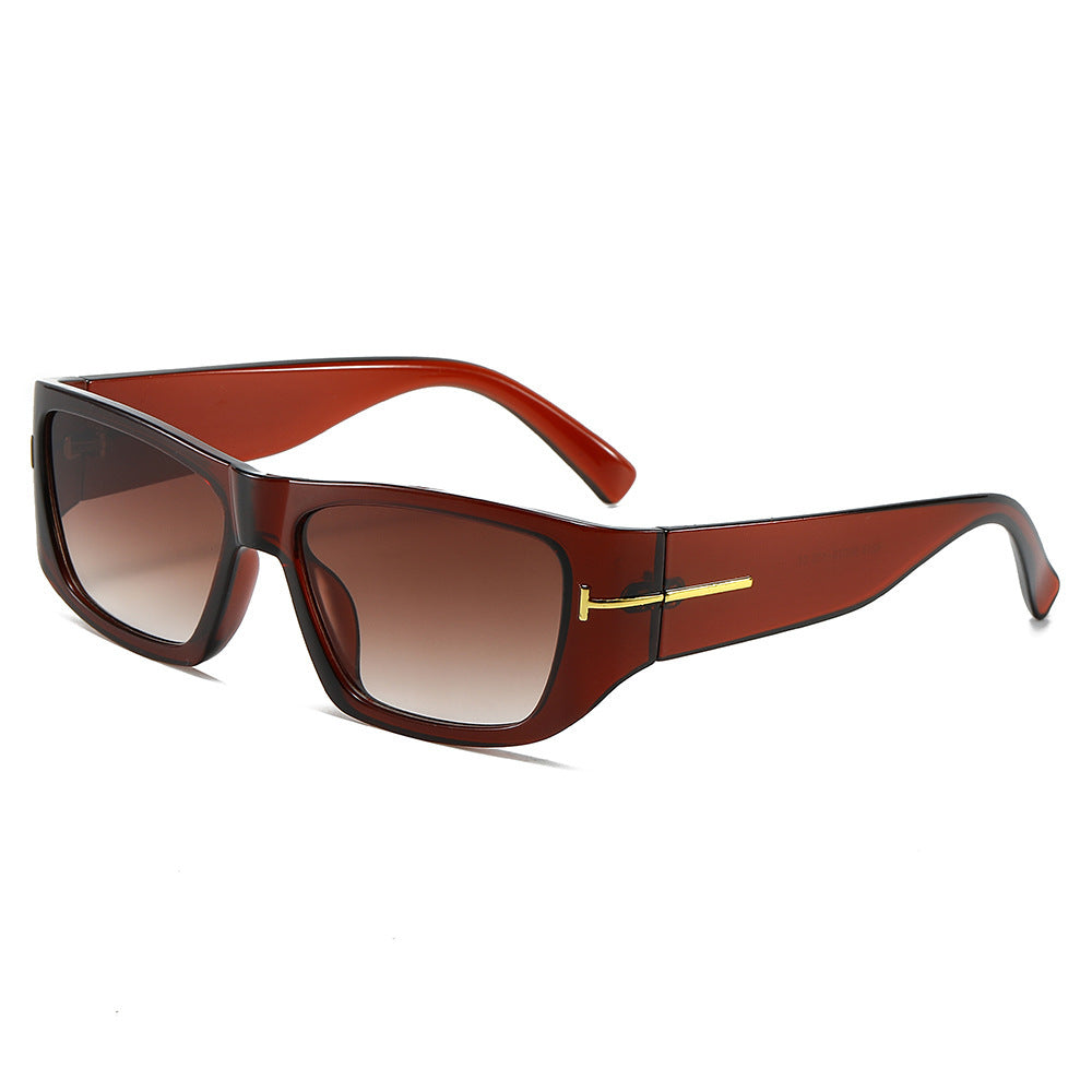 Retro-Inspirierte Übergroße Quadratische Sonnenbrille Brehn