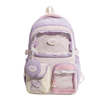 Süßer multifunktionaler College-Rucksack Brehn