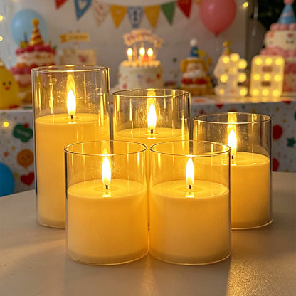 LED Duftkerze mit Flammen-Effekt Brehn