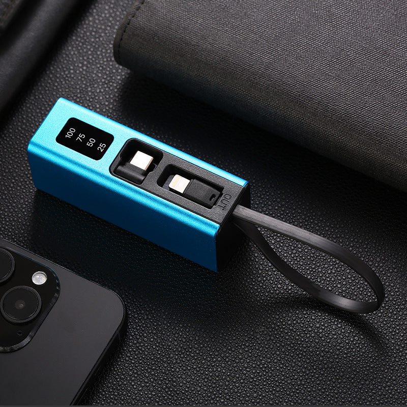 Multifunktionale Ladegerät mit Integriertem Usb-Kabel und Led-Anzeige Brehn