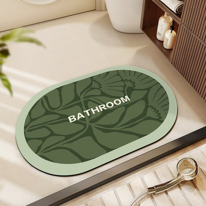 Dekorativer Floral Badezimmermatte Brehn