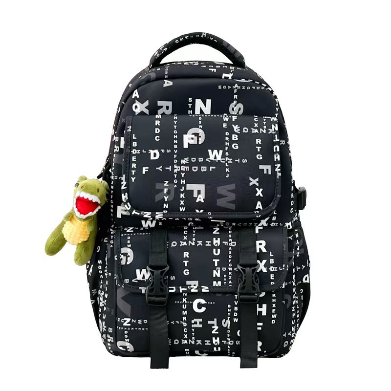 Grafikdruck Rucksack mit großem Fassungsvermögen Brehn