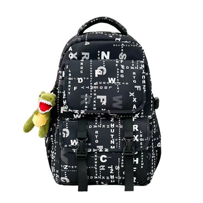 Grafikdruck Rucksack mit großem Fassungsvermögen Brehn