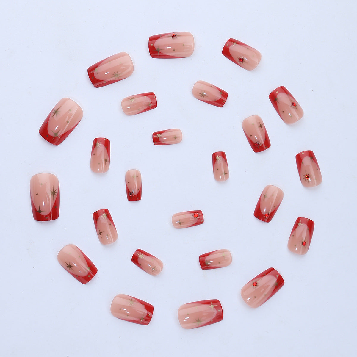 Kunstnagelset mit glamourösen Akzenten Brehn